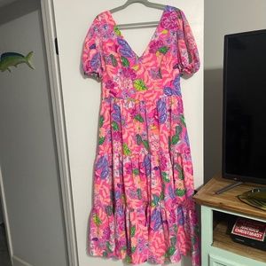 NWT Lilly Pulitzer Gracie Short Sleeve Mid